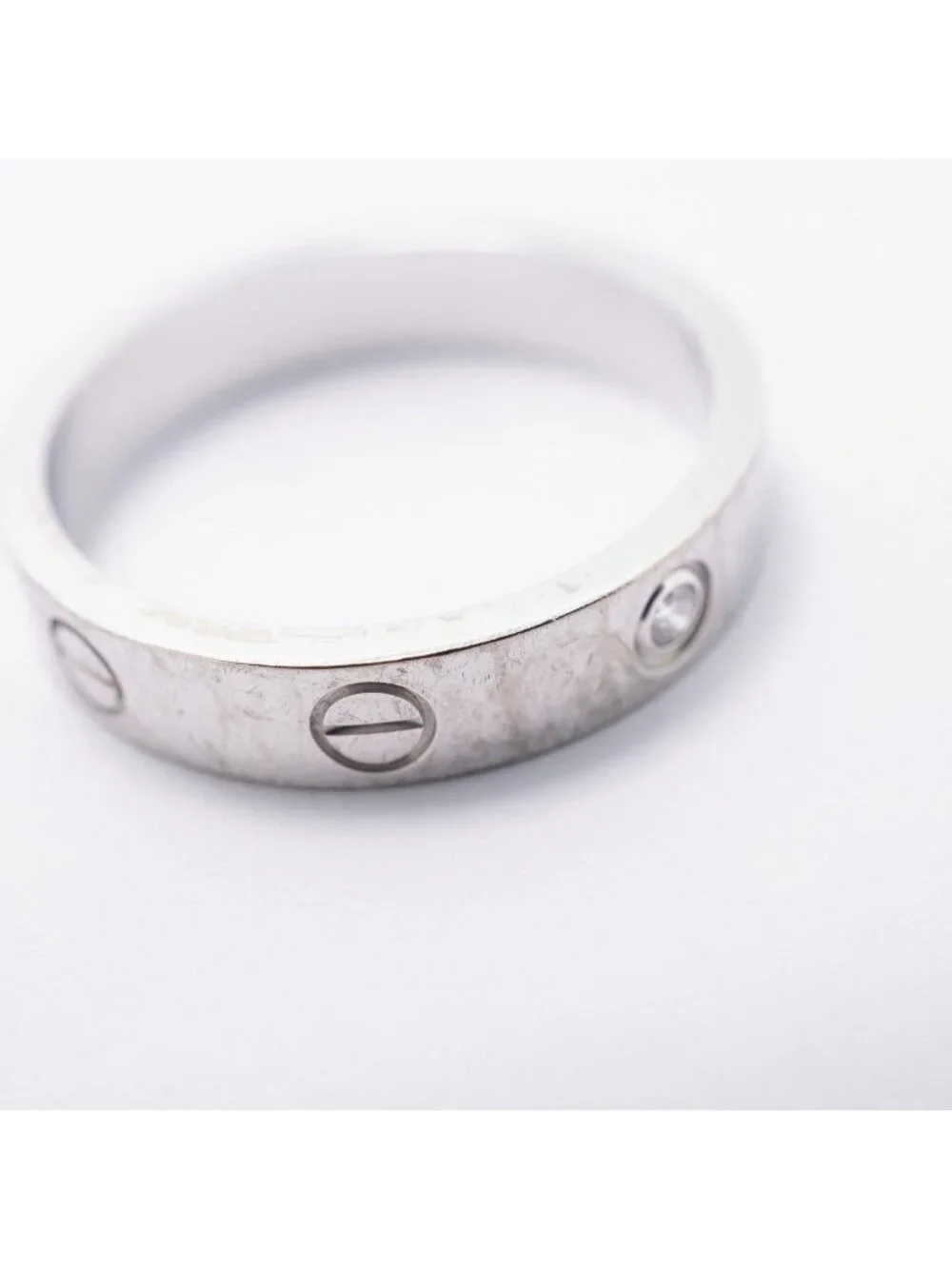 Cartier Ring Mini Love 18k White Gold Diamond